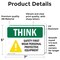 Signmission 5 in Height, 7 in Width, Vinyl Decal, Rectangle OS-2PACK-TS-D-57-L-11865 - alternate 5
